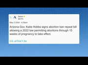 Arizona Senate Debates 1864 Abortion Law Repeal : CSPAN : May 6, 2024 3:22am-5:30am EDT